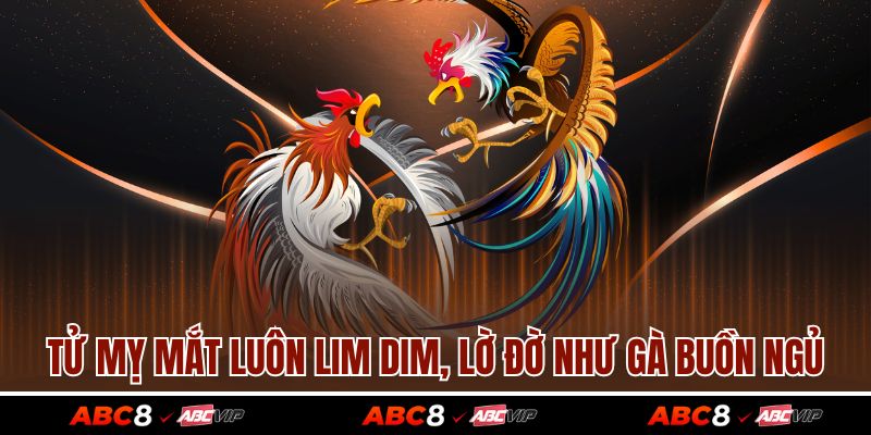 Tử Mỵ mắt luôn lim dim, lờ đờ như gà buồn ngủ